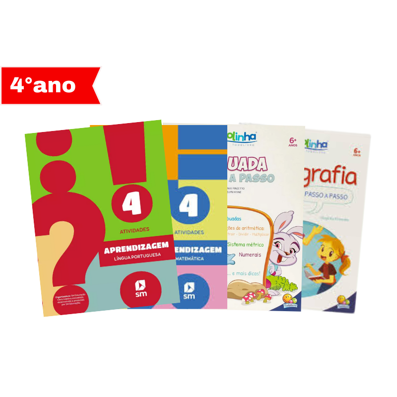 KIT DE LIVROS 4° ANO CMPM VII